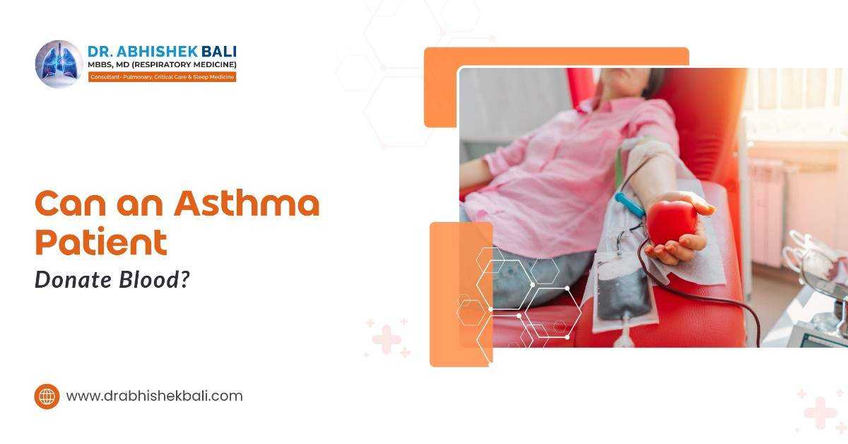 Can an Asthma Patient Donate Blood